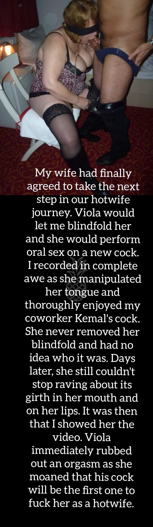 cuckold vacation submitted by users wife no panties my favourite bottomless blowjob blindfolded  hotwife caption She never removed her blindfold and had no idea who it was 