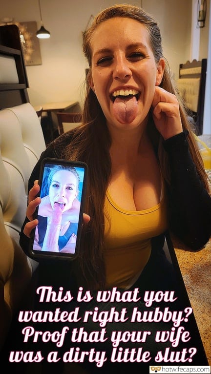 my favourite cuckold stories pussy licking cuckold creampie cheating captions bottomless blowjob bigger dick  hotwife caption This is what you wanted right hubby?