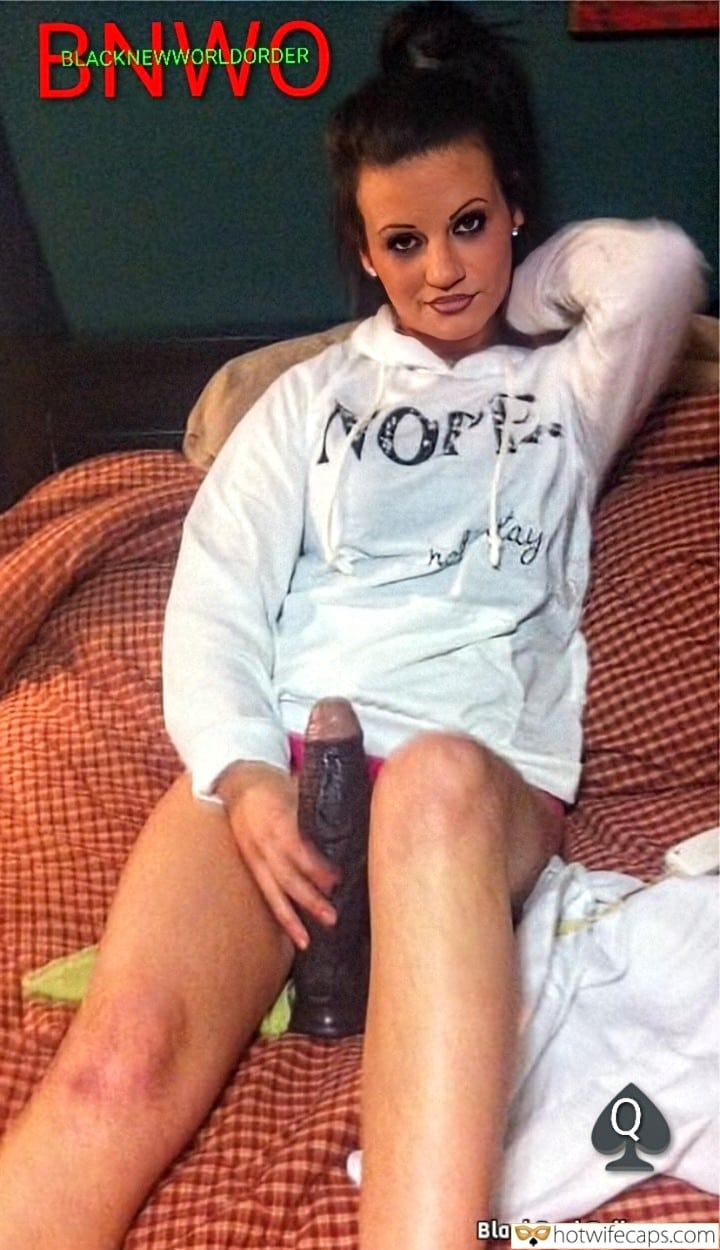 wifesharing submitted by users wife exposed my favourite wife flashing femdom cuckold bbc cuckold captions  hotwife caption This cock is enough for her