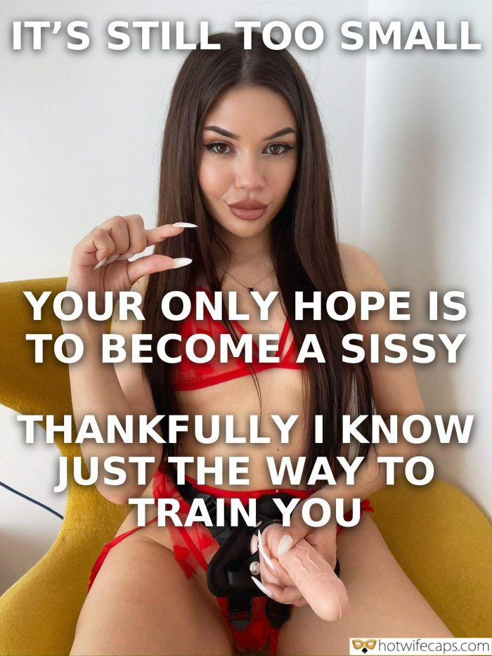 Tips Texts Submitted by Users 🔥 My Favorite Humiliation Flashing Femdom Dirty Talk hotwife caption: THANKFULLY I KNOW JUST THE WAY TO TRAIN YOU! bdsmlr sissy captions IT’S STILL TOO SMALL YOUR ONLY HOPE IS to BECOME a SISSY