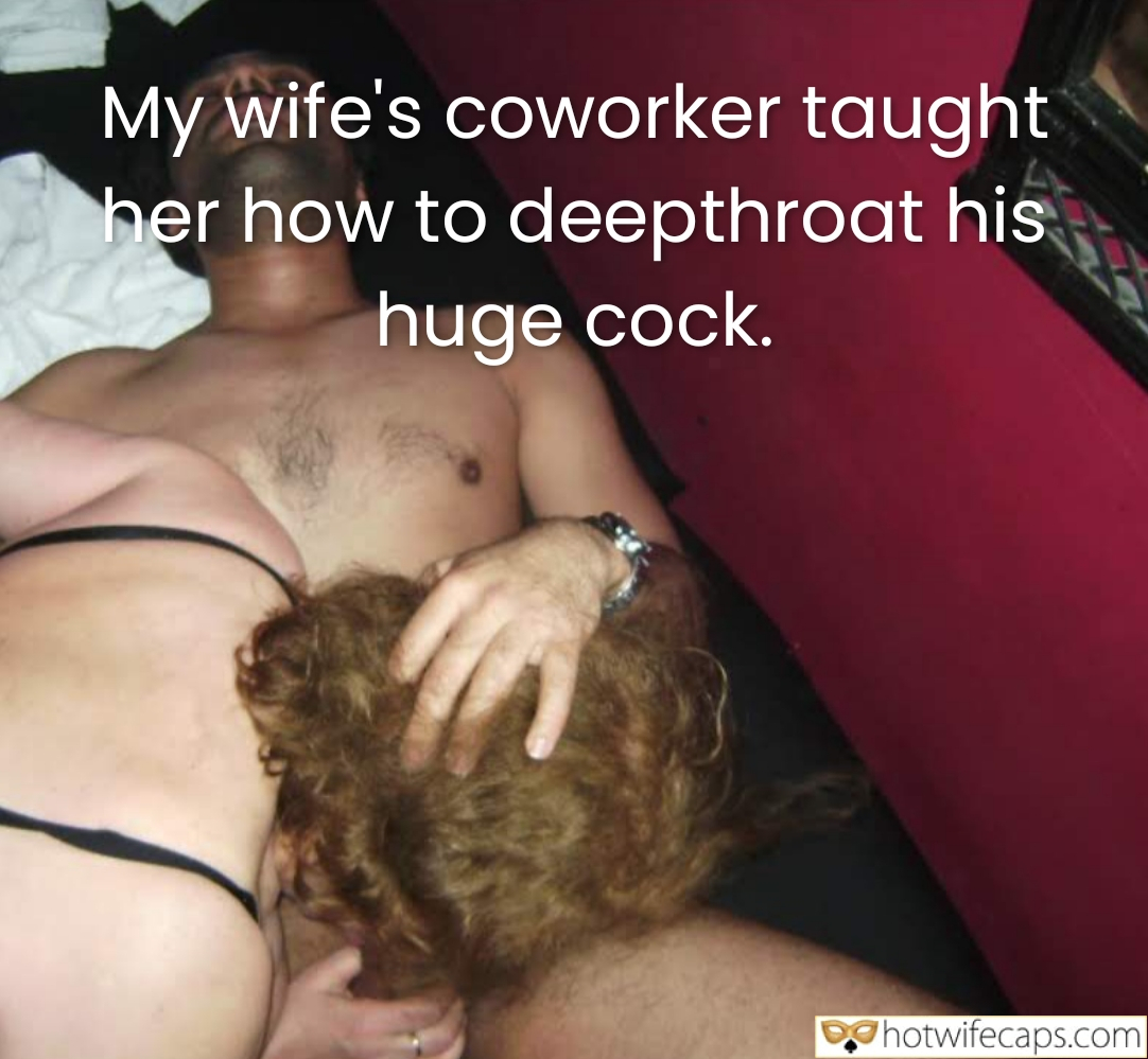 wifesharing submitted by users cuckold stories cuckold bull blowjob  hotwife caption Confession Title: My Wifes Workplace Secret 