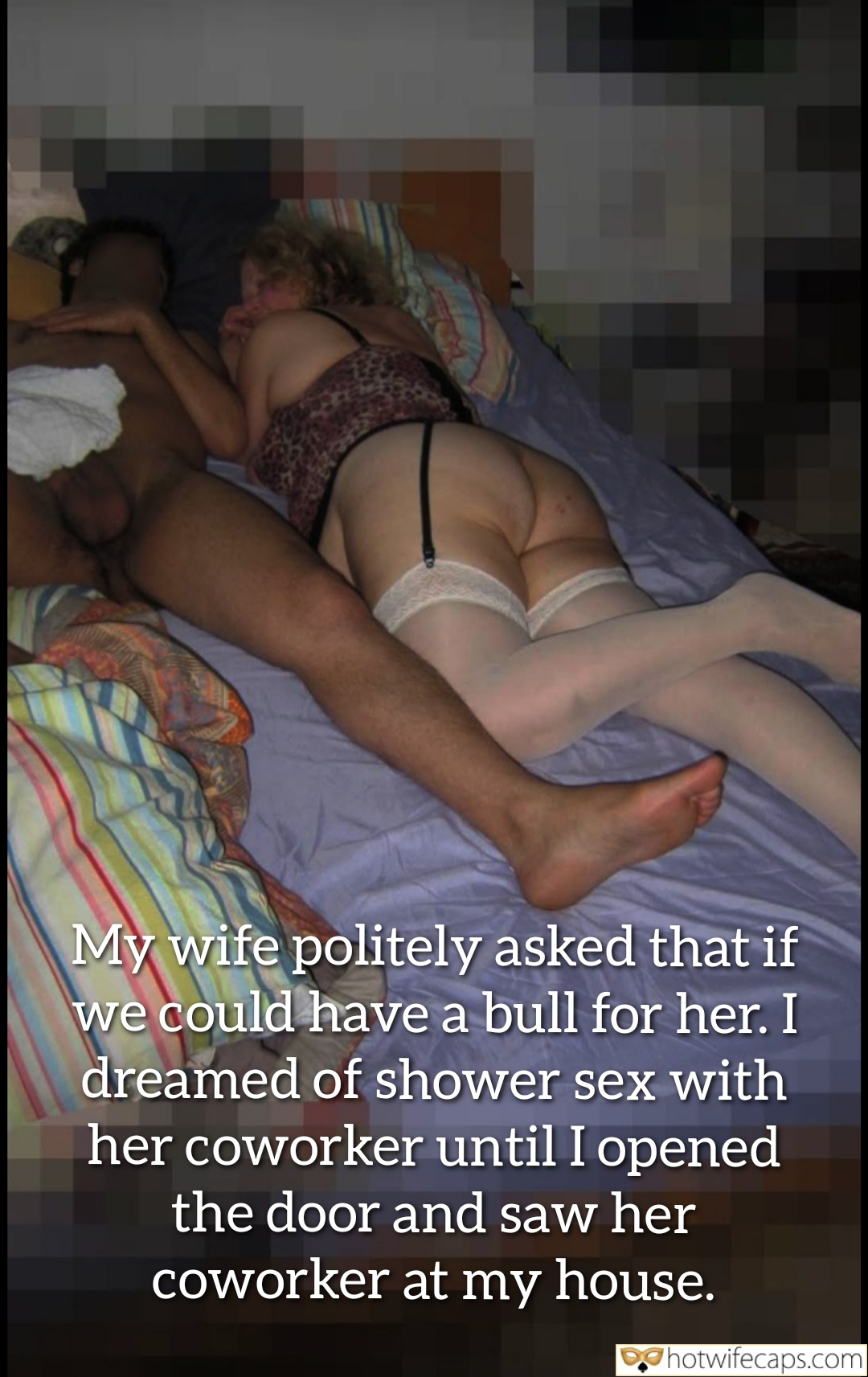 Wife Sharing Submitted by Users 🔥 Cuckold Stories Bull hotwife caption: A cuckold's journey unfolds in the bedroom, revealing the dynamics of desire and submission as a wife's fantasies become reality. Discovering the Unexpected: A Cuckold’s Night of Revelations