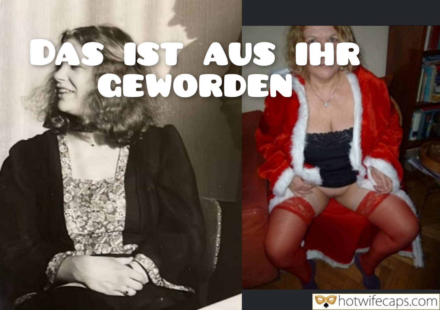 wifesharing submitted by users cuckold stories cuckold bull  hotwife caption Hotwifes Playful Santa Surprise 