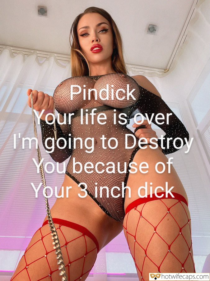 Your life is over Im going to Destroy You tips texts submitted by users my favourite cuckold humiliation wife flashing femdom cuckold dirty talk hotwife caption Your life is over Im going to Destroy You