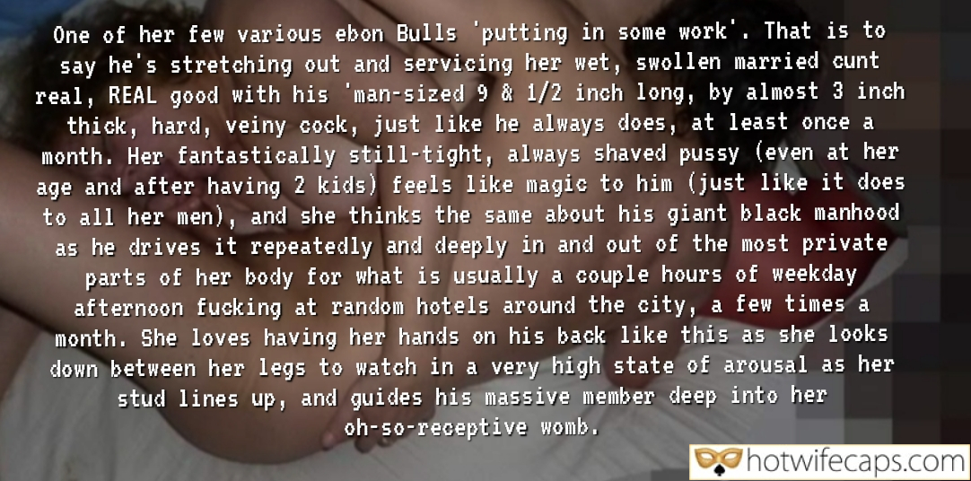 my favourite  hotwife caption Midweek Rendezvous: A Hotwifes Afternoon Delight 