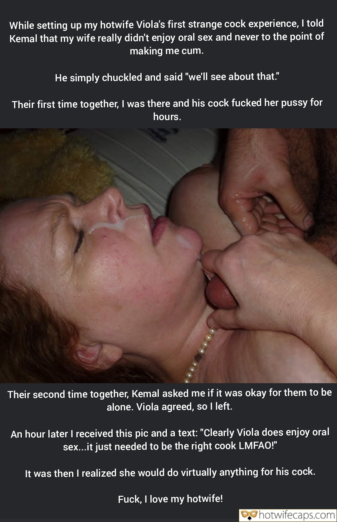 Tips Texts Submitted by Users 🔥 My Favorite Cum Slut Creampie Bully Bull Bottomless Blowjob hotwife caption: … I told Kemal that my wife really didn’t enjoy oral sex and never to the point of making me cum. He simply chuckled and said “we’ll see about that.” Their first time together, I was there and his cock...