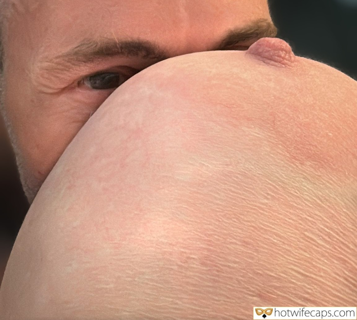 wifesharing submitted by users my favourite  hotwife caption My Wifes Tits in My Face While She Teases Me 