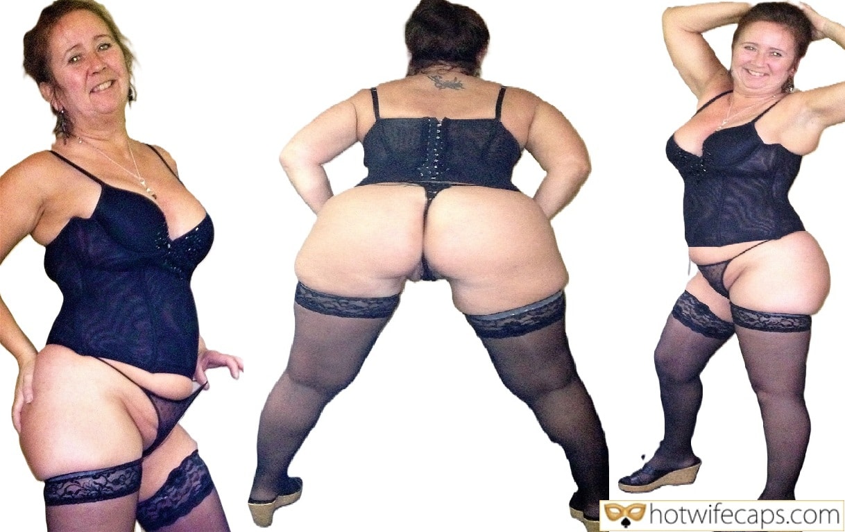 Wife Sharing Submitted by Users 🔥 Public Impregnation Dogging Cum Slut Creampie Cheating BBC Anal hotwife caption: Image features a woman in a corset and stockings, posed in three different views, suggesting a private photo shoot with intimate details. A Cuckold’s Nightmare: Her Three Ways