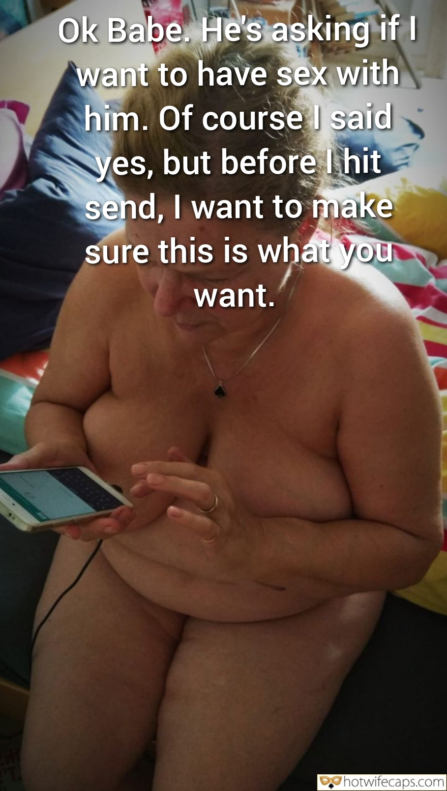 Wife Sharing Submitted by Users 🔥 Cuckold Stories Bull hotwife caption: A cuckold husband awaits his wife's response to a sexual proposition, navigating the complex dynamics of consent and desire in a shared bedroom setting. Anticipation in the Bedroom: A Cuckold’s Dilemma