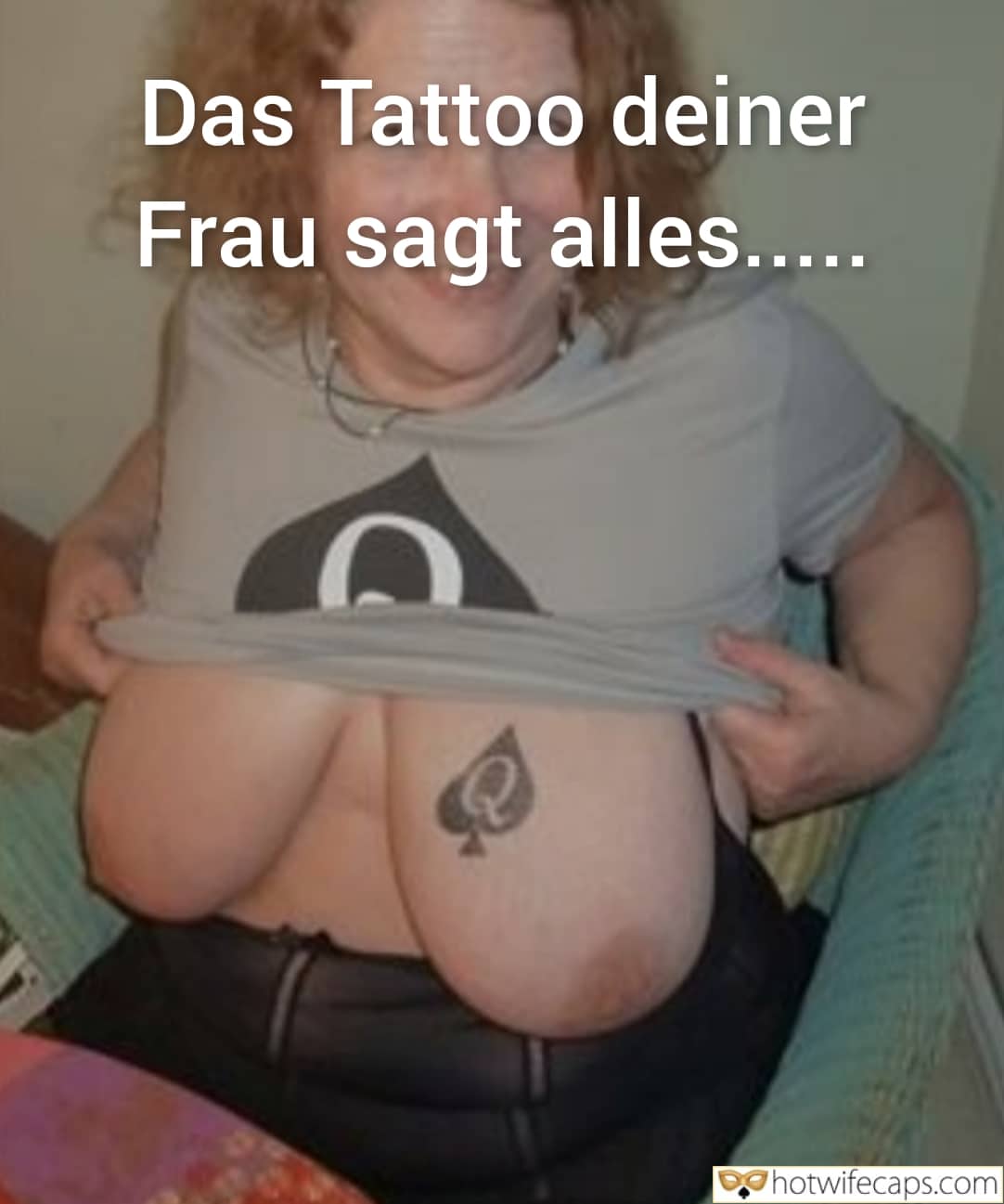 Wife Sharing Submitted by Users 🔥 Cuckold Stories Bull BBC hotwife caption: A cuckold reflects on his wife's spade tattoo, exploring its meaning and the power dynamics it represents in their relationship. What Does Her Spade Tattoo Really Mean?