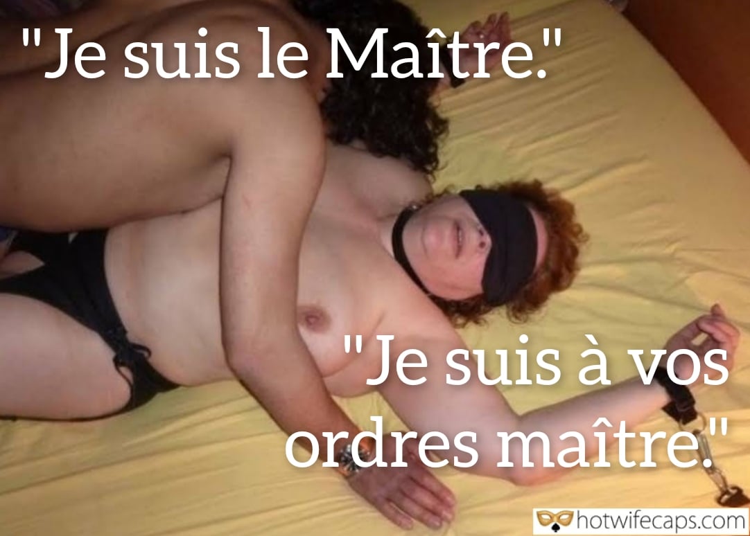 Wife Sharing Submitted by Users 🔥 Cuckold Stories Bull Blindfolded hotwife caption: A blindfolded cuck lies obediently on a bed, awaiting his dominant partner's commands, with a riding crop nearby. Blindfolded Submission: A Cuckold’s Obedience