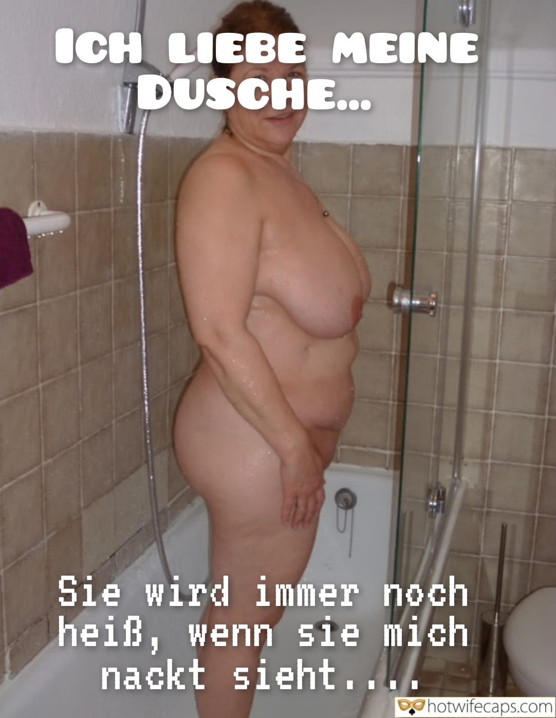 Submitted by Users 🔥 Dirty Talk Cuckold Stories Cheating Bottomless hotwife caption: Naked in the shower, a hotwife indulges in fantasies, embracing power and control, letting water tease her skin. When the Shower Becomes a Playground