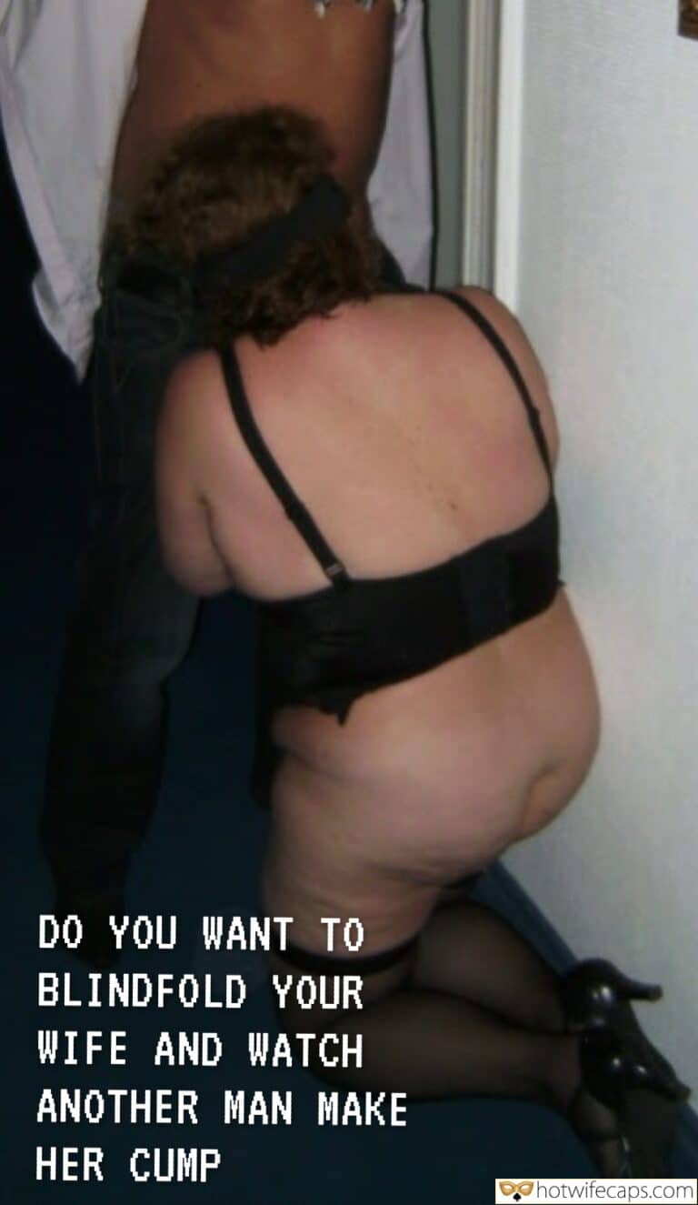 Blindfolded Submission: A Cuckold’s Night of Intimacy