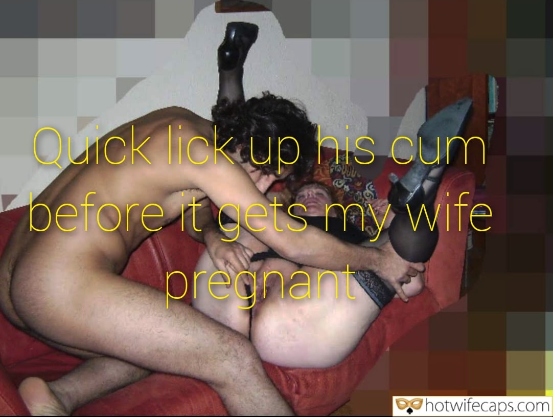 Wife Sharing Submitted by Users 🔥 Cuckold Stories Creampie Challenges and Rules hotwife caption: Indoor bedroom setting features two nude males engaging in intimate activity on a bed, with a prominent text overlay. What Happens When He Can’t Resist the Temptation?