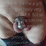 chastity captions no cum