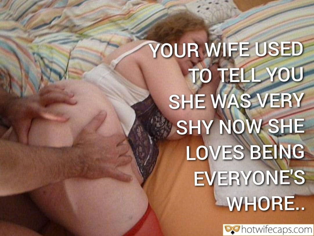 Wife Sharing Submitted by Users 🔥 Cuckold Stories Cheating Bull hotwife caption: A cuckold holds his wife's ass as she prepares for sex, gripping her hips while she moans in anticipation. The scene unfolds in a bedroom, highlighting ... Who’s the Real Slut: My Husband’s Hands or My Hungry Ass?