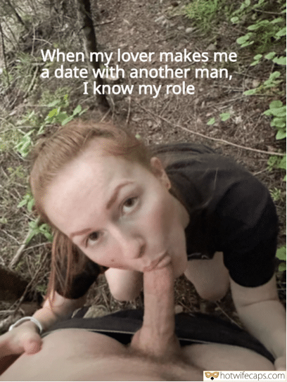 Wife Sharing Submitted by Users 🔥 Public Dogging hotwife caption: Cuckold lies beneath wife in outdoor setting, fully clothed, as she engages with another man. Power dynamic evident in public display of submission. Forest Encounter: Cuckold’s Submission