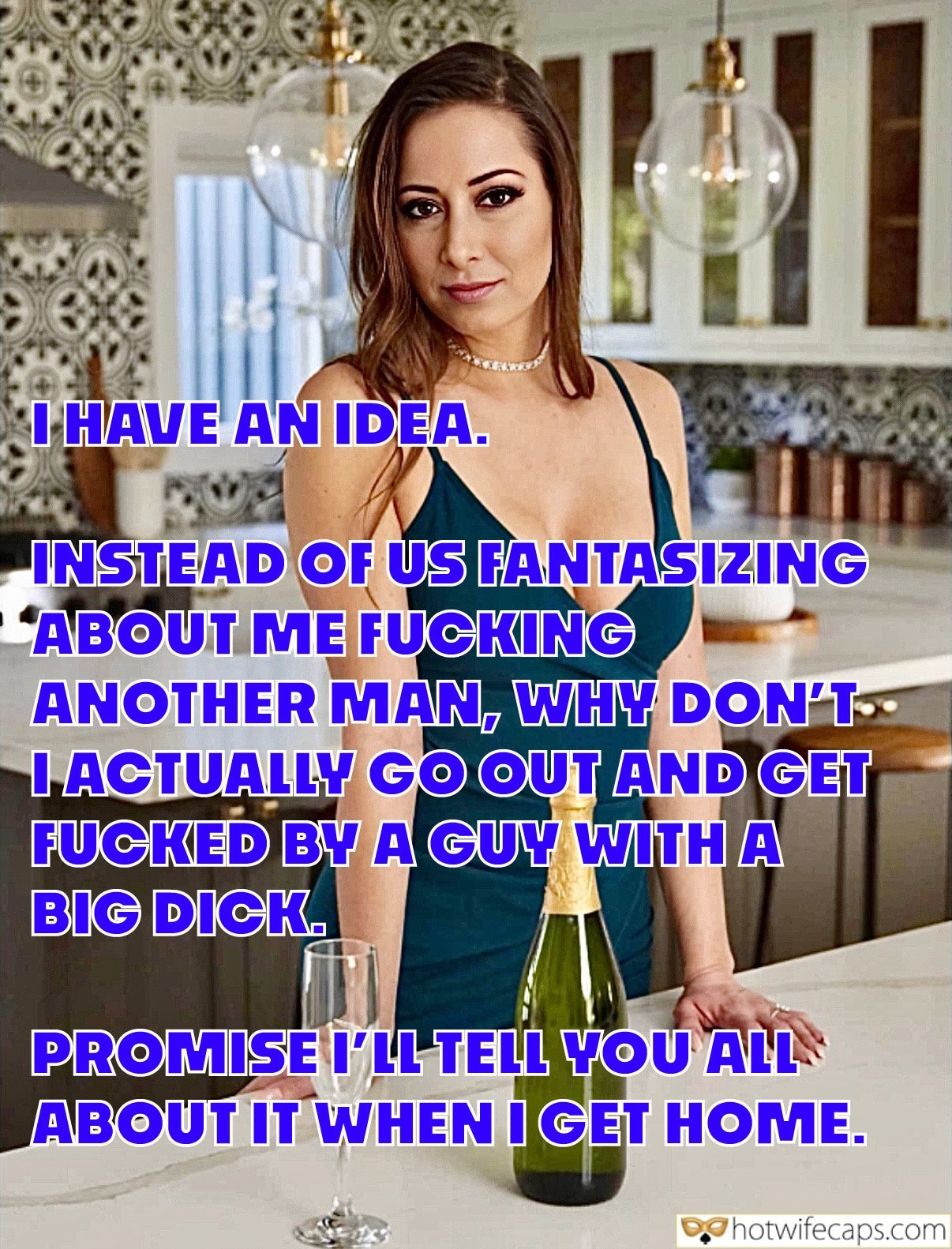 wifesharing submitted by users dirty talk cuckold stories hotwife challenge bigger dick  hotwife caption My Wifes Bulging Cock Challenge: Cuckolds Humiliation