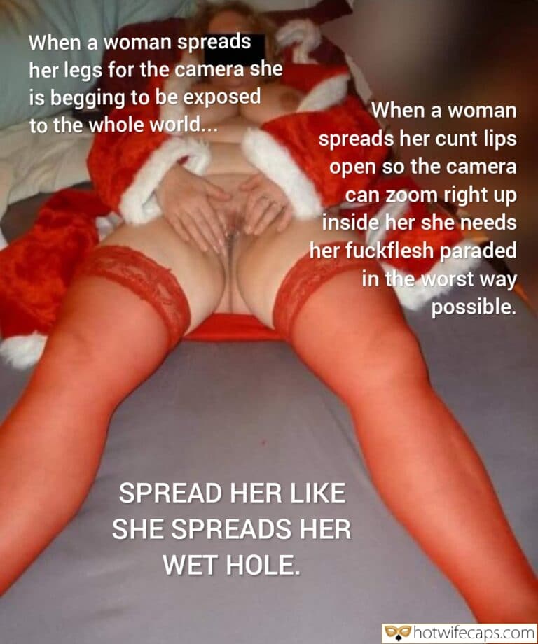 Why Does She Spread Her Legs for the Camera?