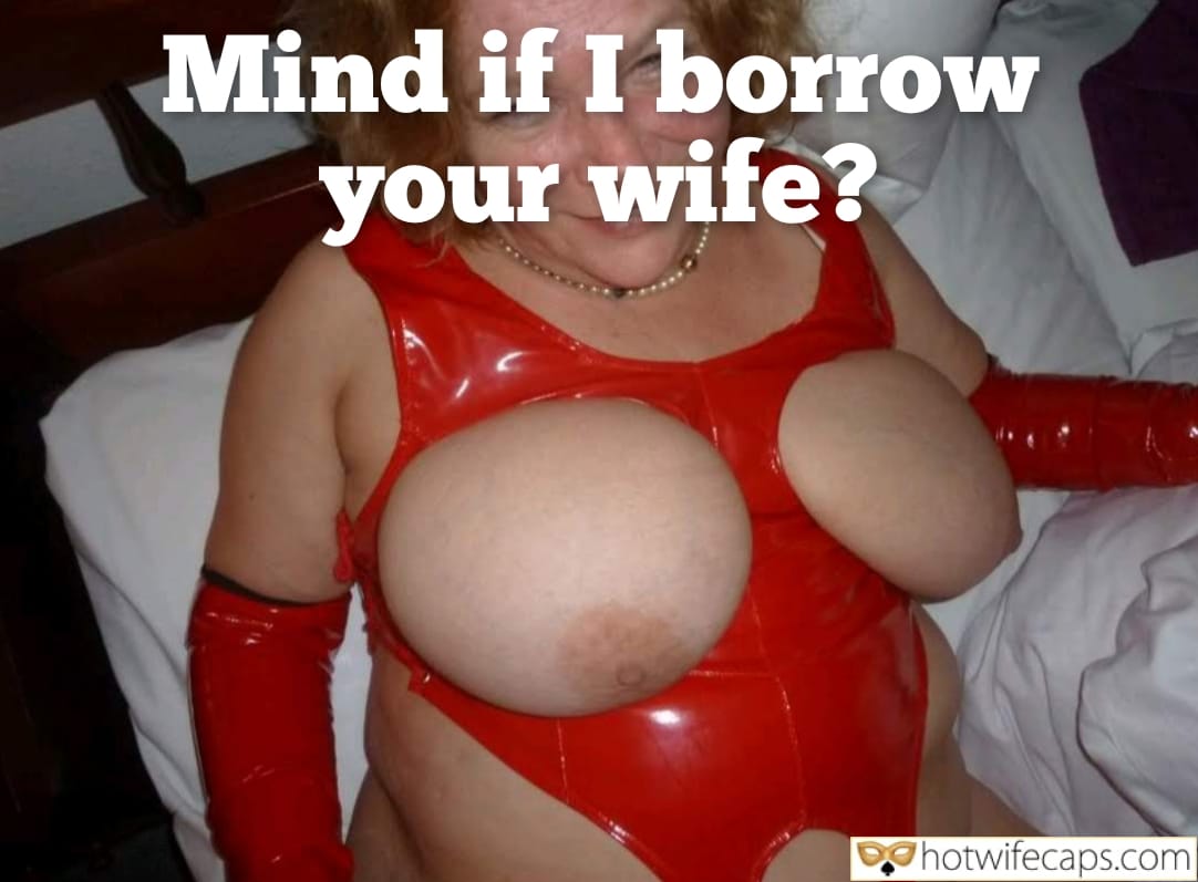 wifesharing submitted by users cuckold stories cuckold bull  hotwife caption Latex Tease: Wifes Cuckold Invitation