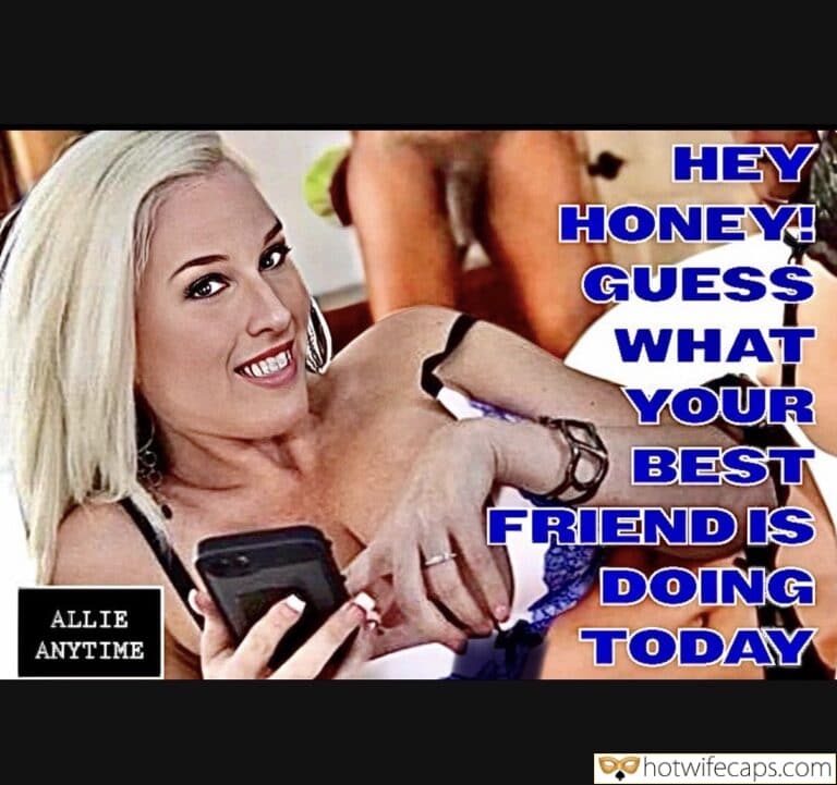 Hotwife Teases Cuck With Friend’s Flirty Message