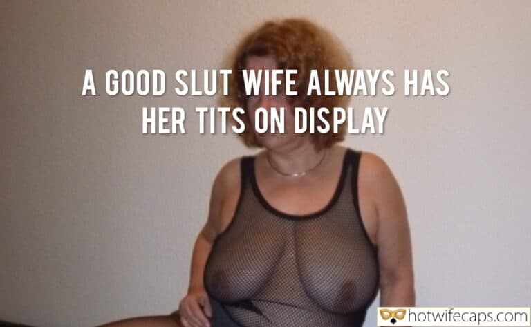 Her Husband’s Humiliation: A Wife’s Tits on Display