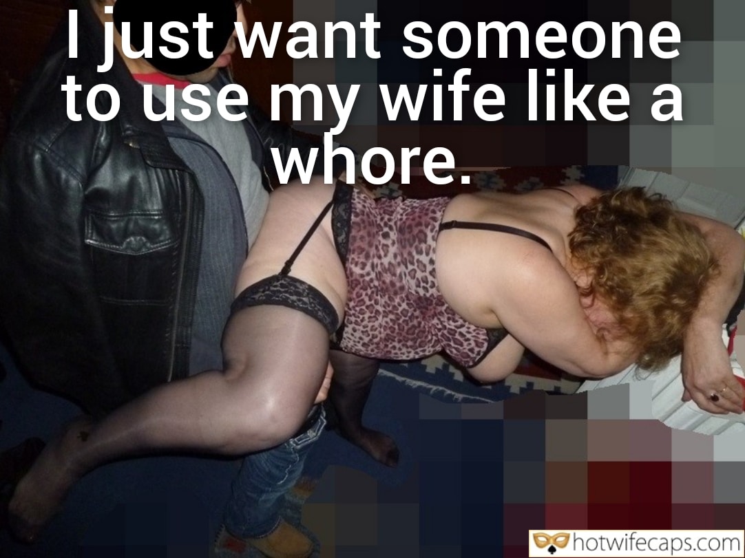 Wife Sharing Submitted by Users 🔥 Cuckold Stories Cheating Bull hotwife caption: A bedroom scene featuring a curvy woman in lingerie being taken from behind by a man in jeans and a leather jacket, with a focus on her exposed ass and pussy. My Wife’s Ass Spread Wide for Her Bull’s Cock