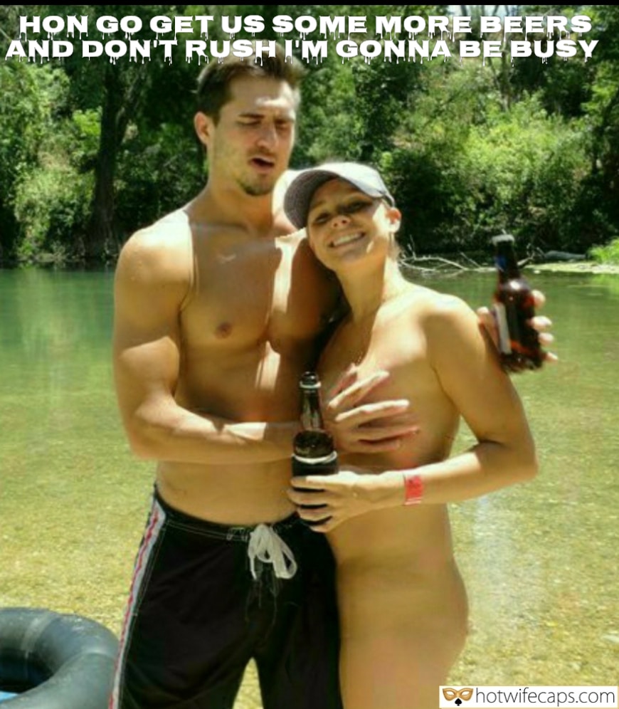 wifesharing cuckold vacation submitted by users cuckold humiliation wife handjob pussy licking cheating captions bottomless blowjob  hotwife caption Whos the Real Man When Shes the One Bringing Home the Beers?