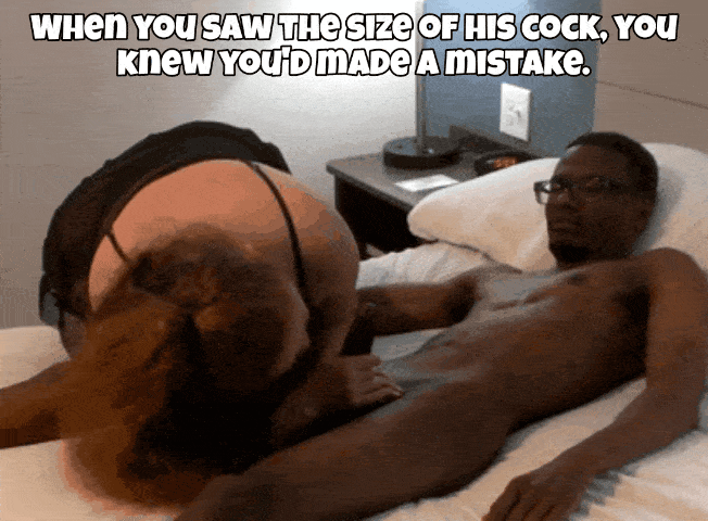 Submitted by Users 🔥 Gifs Bull Blowjob hotwife caption: A wife's first BBC experience, filled with intense sensations and unexpected pleasure, leaves her questioning her choices. Did She Regret Letting Him Inside Her?