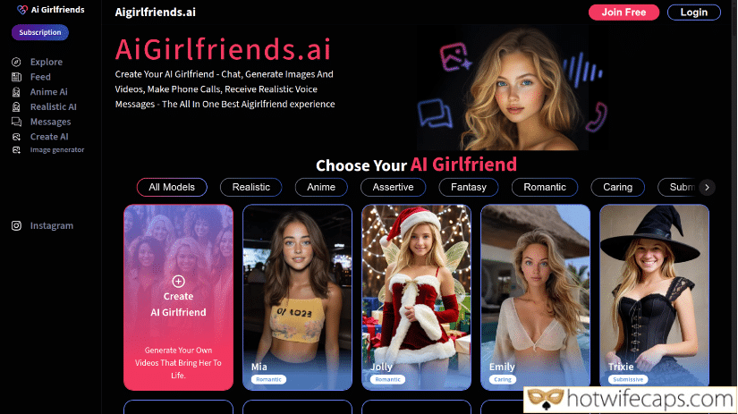 Porn Blog hotwife caption: NSFW AI girlfriend apps have evolved dramatically. What started as simple adult&nbsp;chatbots&nbsp;with profile pictures has become a full category of platforms offering explicit chat, uncensored image generation, voice calls, video-style features, and deeply customizable characters.&nbsp; The challenge is that most...