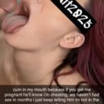 hotwife cum captions