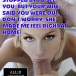 hotwife cum caption