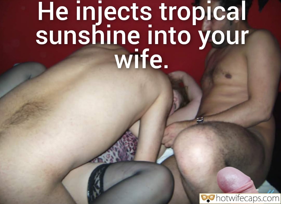 wifesharing wife threesome submitted by users wife group sex friends cum dump cuckold stories cuckold bull bottomless hotwife anklet  hotwife caption Bedroom Bull: Tropical Heat in Her Pussy