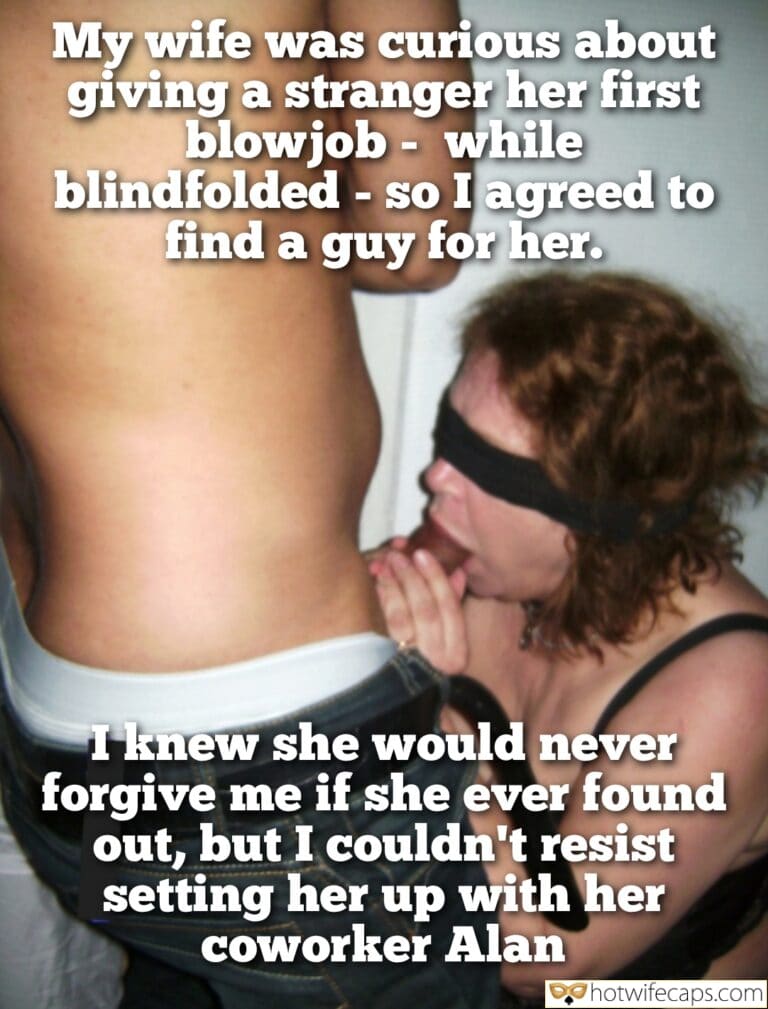 My Wife’s First Blindfolded Blowjob With a Stranger