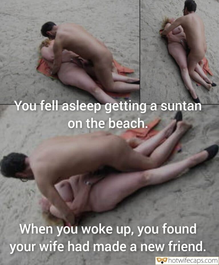 Cheating Wife’s New Friend: A Beachside Encounter