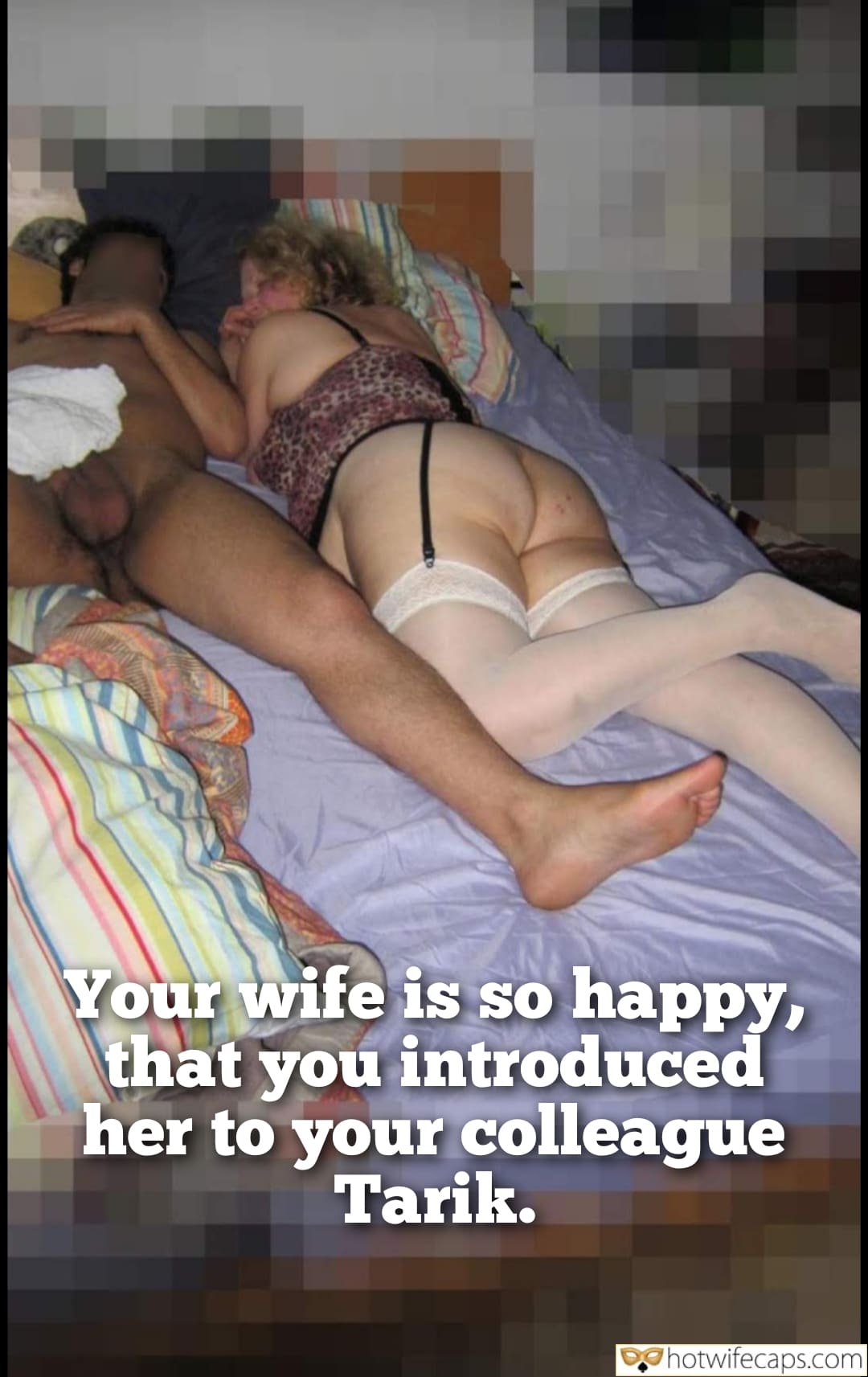 wifesharing submitted by users cuckold stories cheating captions cuckold bull  hotwife caption A Cuckolds Delight: Wifes Secret Encounter with Tarik