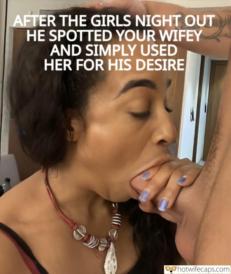 Hotwife Sucks Stranger’s Cock After Girls’ Night Out