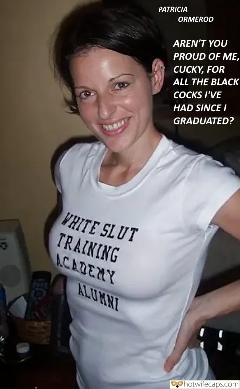 Wife Sharing Texts Submitted by Users 🔥 Getting Ready Dirty Talk Cuckold Stories hotwife caption: Patricia, a White Slut Training Academy graduate, proudly displays her new identity, taunting her cuckold with her transformation and the black cocks she's e... Patricia’s White Slut Training Academy Graduation: A Cuckold’s Nightmare