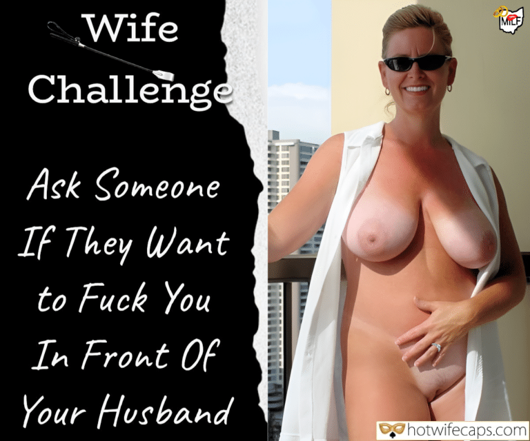 Confession: MILF’s Bold Challenge on the Balcony