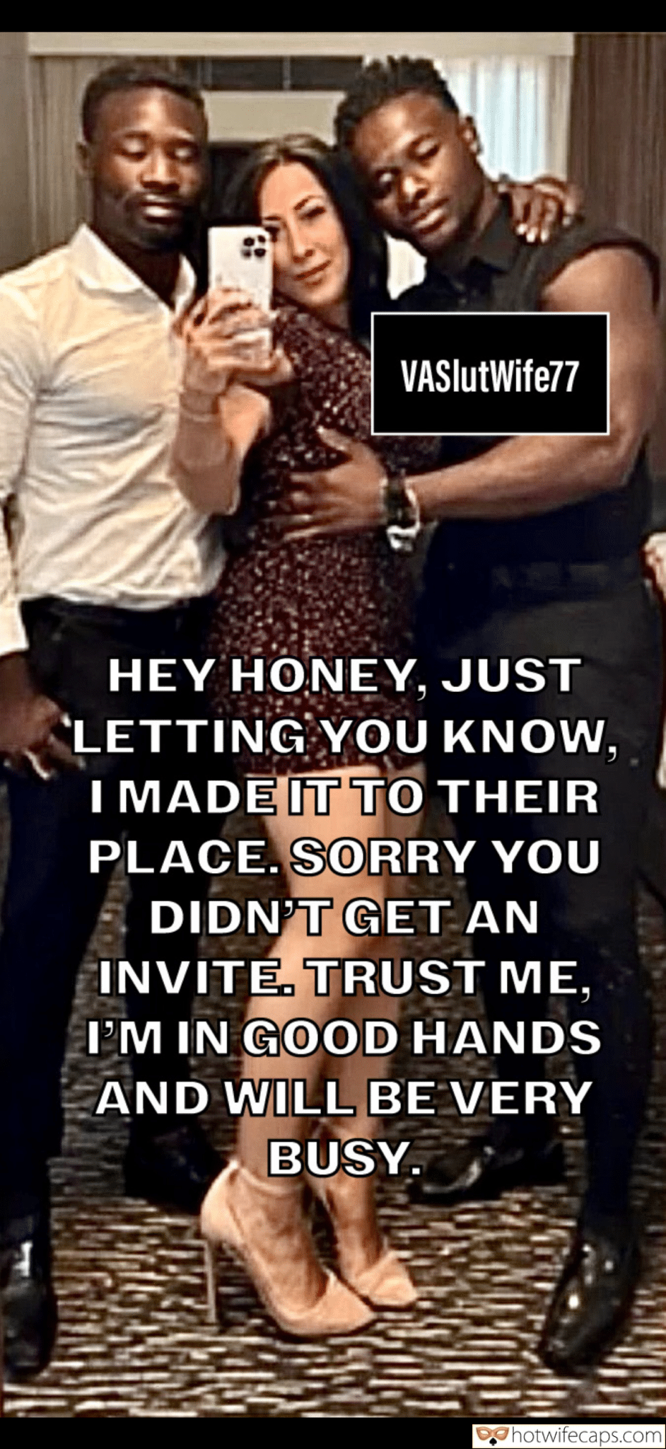 Submitted by Users 🔥 Humiliation Cum Slut Cuckold Stories BBC hotwife caption: Hotwife's text reveals her busy night out with others, leaving her cuckold husband at home, jealous and aroused. Cuckold Confession: My Wife’s Busy Night Out