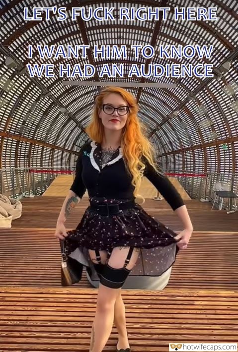 Submitted by Users 🔥 Sexy Memes Public Humiliation Getting Ready Cheating hotwife caption: LET’S FUCK RIGHT HERE WANT HIM TO KNOW WE HAD AN AUDIENCE! Let’s Fuck Right Here